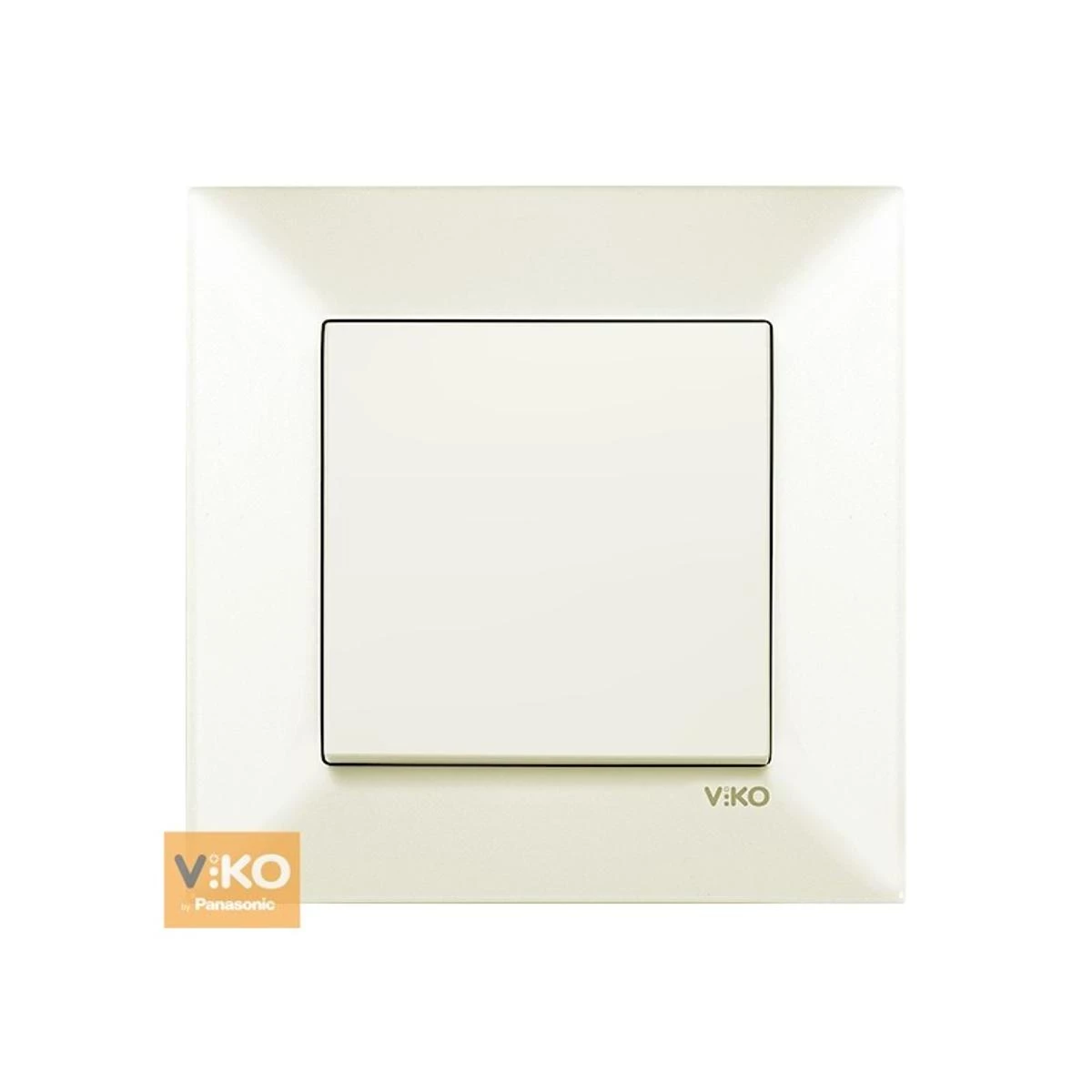 Вимикач 1-клавішний крем Viko Meridian