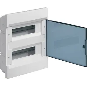 Щит пластиковий Hager ЩРВ-П-24 мод IP40 прозорі дверцята (VR212TD)
