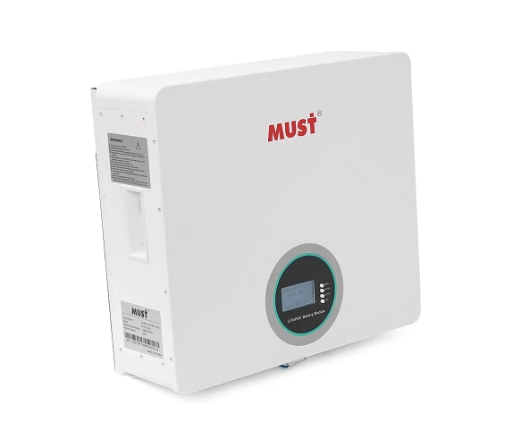 Акумуляторная батарея Must LiFePO4 25.6V 100Ah ( 450 x 400 x 140 ), 23kg, монтаж на стену