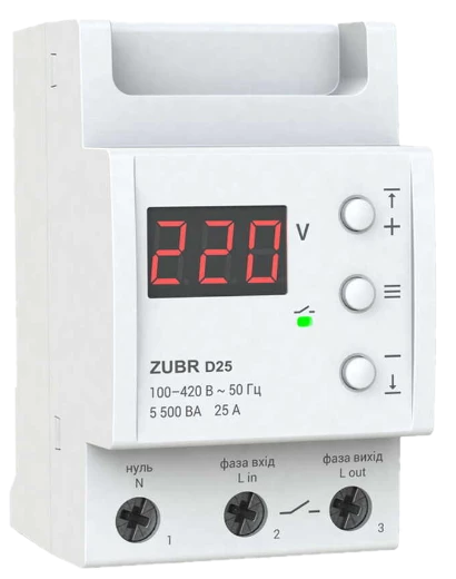 Реле напруги ZUBR D25