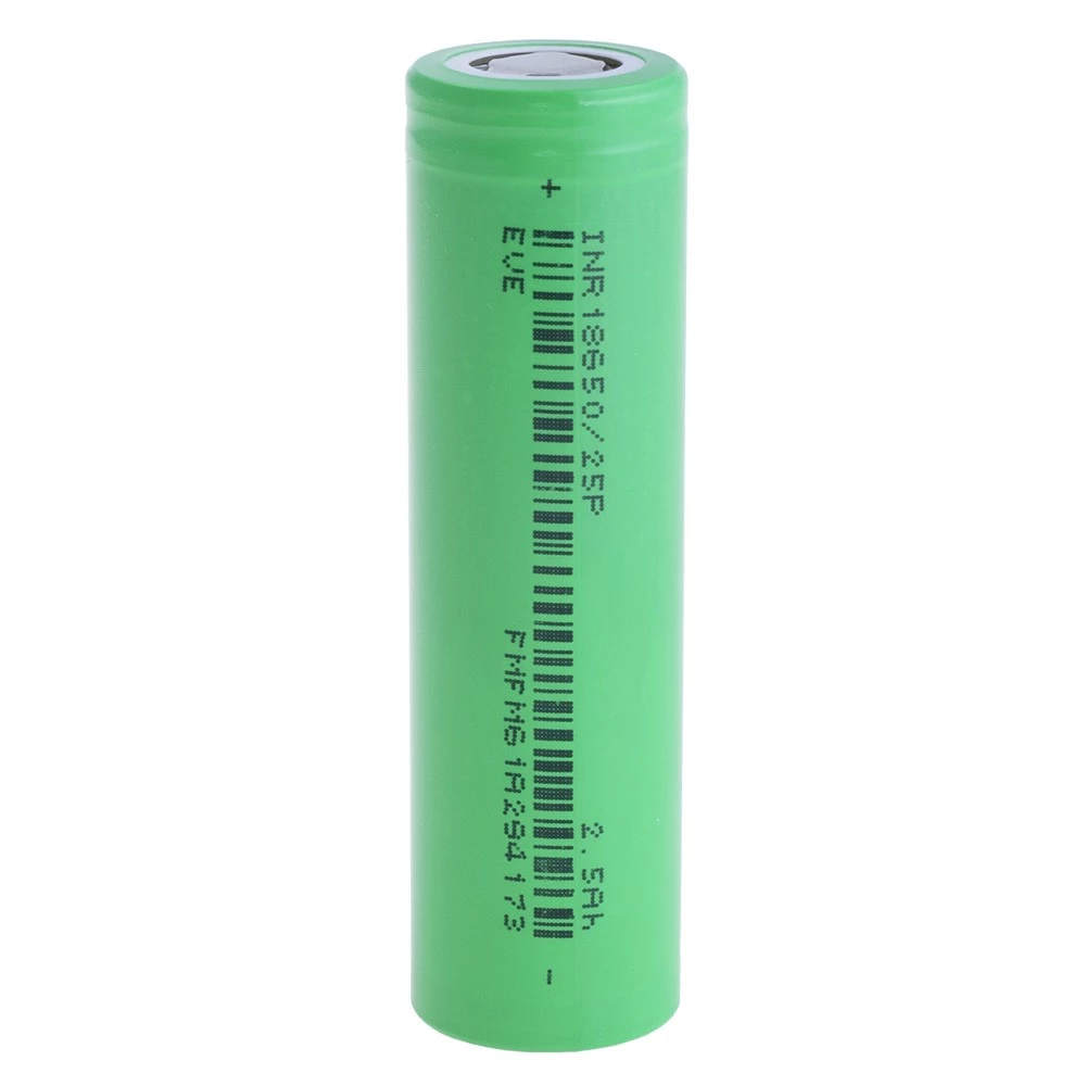 Аккумулятор EVE 25P 2500 mAh 18650 (Новый)