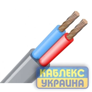 Кабель ВВГ нг-LS-П (5 кл) 2х2,5 Каблекс Сірий (100 метрів)