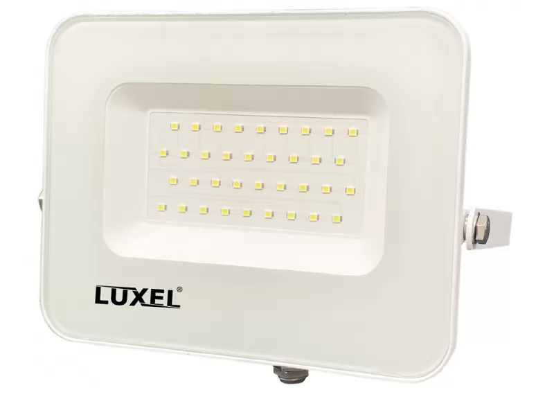 Світлодіодний білий прожектор Luxel 200х180х28мм 175-260V 30W IP65