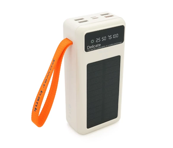 Павербанк ACL PW-141 30000mAh Solar 22.5W з кабелями Type-C + Lightning