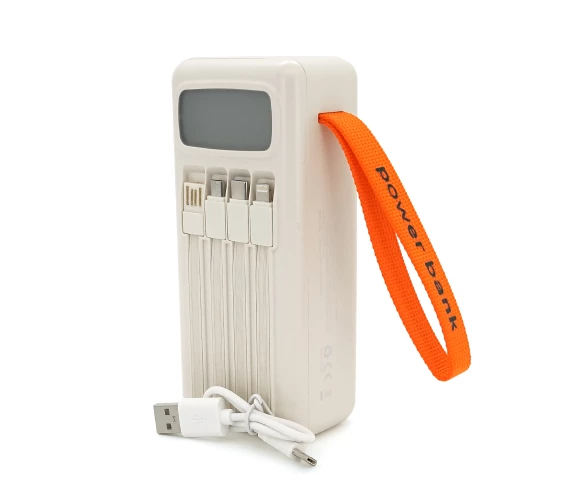 Павербанк ACL PW-141 30000mAh Solar 22.5W з кабелями Type-C + Lightning