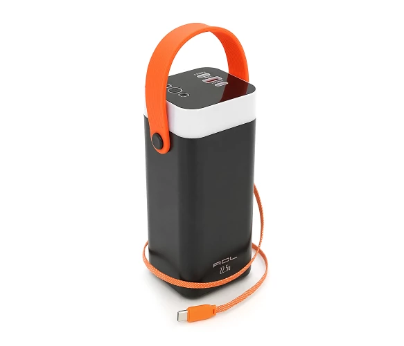 Павербанк ACL PW-142 40000mAh PD22.5W, 4xUSB + USB-C, 4 кабелі, ліхтарик
