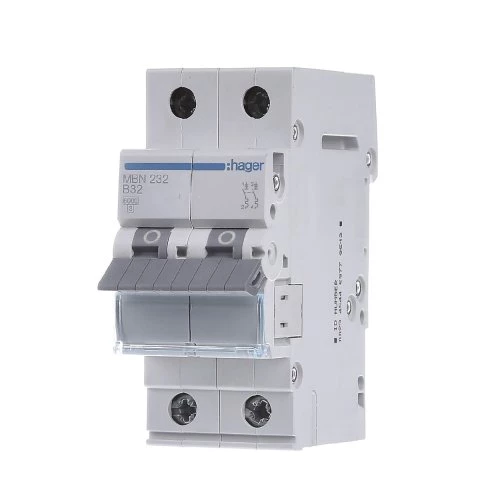 Автоматичний вимикач 2P Hager MBN232