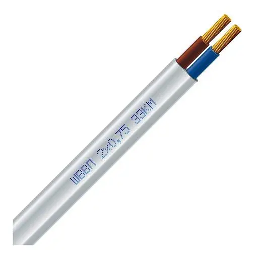 Кабель ЗЗКМ ШВВП 2х0.75 (100 метрів)